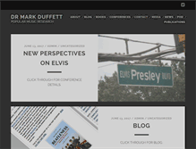 Tablet Screenshot of markduffett.com